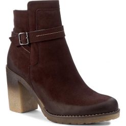 Botki SERGIO BARDI - Katina FW127271117GM 434. Brązowe buty zimowe damskie marki Sergio Bardi, z nubiku, na obcasie. W wyprzedaży za 259,00 zł.