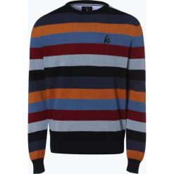 Andrew James Sailing - Sweter męski, niebieski. Niebieskie swetry klasyczne męskie Andrew James Sailing, m, w prążki, z bawełny. Za 229,95 zł.