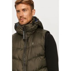 G-Star Raw - Bezrękawnik. Zielone płaszcze męskie G-Star RAW, xl, bez wzorów, z poliesteru, retro, z kapturem. Za 829,90 zł.