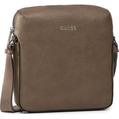 Saszetka GUESS - Dan Pu HMDANP P0226 MUD. Pomarańczowe torby męskie skórzane Guess, z aplikacjami, ze skóry ekologicznej, młodzieżowe. W wyprzedaży za 249,00 zł.
