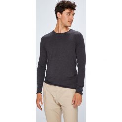 Selected - Sweter. Brązowe swetry męskie Selected, xxl, bez wzorów, z jedwabiu, z okrągłym kołnierzem, bez kaptura. W wyprzedaży za 129,90 zł.