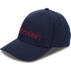 Czapka z daszkiem CALVIN KLEIN - Logo Embroidery Cap K50K504106 448. Niebieskie czapki męskie Calvin Klein, bez wzorów, z bawełny. Za 159,00 zł.