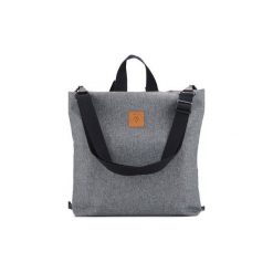 Plecak/torba Mili Urban Jungle L - szary melanż. Szare torebki damskie sportowe marki Militu, w paski, klasyczne, bez dodatków. Za 229,00 zł.