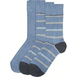 S.Oliver 3-pack Skarpetki Niebieski. Niebieskie skarpetki męskie S.Oliver, w paski, z elastanu. Za 42,95 zł.