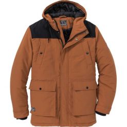 Kurtka parka zimowa Regular Fit bonprix brązowy. Pomarańczowe kurtki męskie bonprix, na zimę, m, bez wzorów, bez kaptura. Za 239,99 zł.