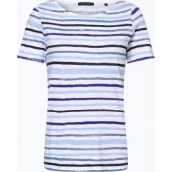 Marc O'Polo - T-shirt damski, niebieski. Niebieskie t-shirty damskie Marc O'Polo, l, w paski, z bawełny, polo. Za 179,95 zł.