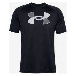 Under Armour Big Logo Tech™ Koszulka Czarny. Czarne podkoszulki męskie Under Armour, xl, z nadrukiem, z poliesteru, bez kołnierzyka, z krótkim rękawem, krótkie. Za 137,95 zł.