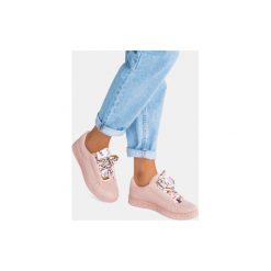 Buty sportowe damskie: Różowe buty sportowe Moda