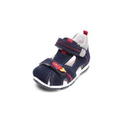 Superfit Sandały Freddy ocean kombi (mittel) - niebieski - Gr.Moda (6 - 24 miesięcy ). Niebieskie buciki niemowlęce Superfit, ze skóry, bez zapięcia. Za 209,00 zł.