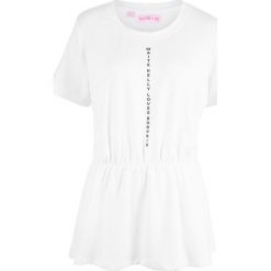 Bluza z rękawami 1/2 z kolekcji Maite Kelly bonprix biało-czarny z nadrukiem. Białe bluzy damskie bonprix, z nadrukiem, bez rękawów, bez kaptura. Za 74,99 zł.