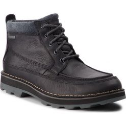 Kozaki CLARKS - Korik Rise Gtx GORE-TEX 261348517 Black. Czarne glany męskie marki Clarks, z gore-texu. W wyprzedaży za 499,00 zł.