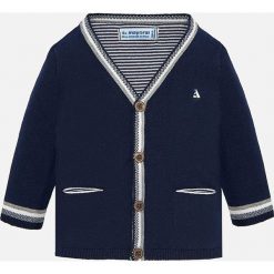 Mayoral - Sweter dziecięcy 68-98 cm. Szare swetry chłopięce Mayoral, bez wzorów, z bawełny, bez kołnierzyka. Za 89,90 zł.