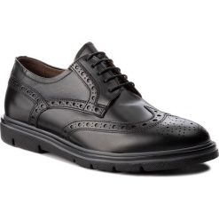 Półbuty NERO GIARDINI - A800553U Ilcea Nero 100. Czarne buty wizytowe męskie Nero Giardini, ze skóry, bez zapięcia. W wyprzedaży za 429,00 zł.