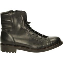 Botki męskie - DR20 VIT NERO. Szare botki męskie Venezia, ze skóry. Za 249,00 zł.