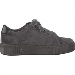 Sneakersy w kolorze szarym. Szare sneakersy damskie marki Marco Tozzi. W wyprzedaży za 104,95 zł.