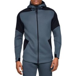Under Armour Unstoppable Move Fullzip Hoodie 1320705-073. Szare bluzy męskie Under Armour, m, bez wzorów, z poliesteru, bez kołnierzyka, bez rękawów, bez kaptura. W wyprzedaży za 329,99 zł.