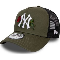 New Era - Czapka. Zielone czapki męskie New Era, z aplikacjami, z bawełny. Za 129,90 zł.