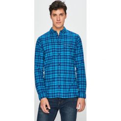 Tommy Jeans - Koszula. Niebieskie koszule męskie marki Tommy Jeans, xl, w kratkę, z bawełny, casualowe, button down, z długim rękawem. W wyprzedaży za 249,90 zł.