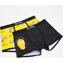 Bokserki Rick and Morty - Żółty. Żółte bokserki męskie Cropp. Za 59,99 zł.