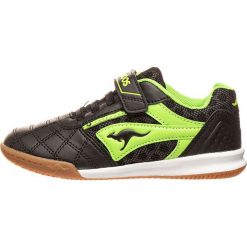 Buty sportowe "Power Comb" w kolorze czarno-zielonym. Czarne buty dziewczęce sportowe KangaROOS, bez wzorów, bez zapięcia. W wyprzedaży za 69,95 zł.