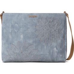 Desigual Atila Espot Torebka Niebieski. Niebieskie torebki klasyczne damskie Desigual, w paski, z materiału, bez dodatków. Za 274,95 zł.