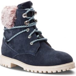 Trapery PEPE JEANS - Pulp Mountain PGS50126 Navy 595. Niebieskie śniegowce dziewczęce Pepe Jeans, bez zapięcia. W wyprzedaży za 249,00 zł.