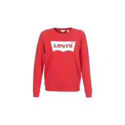 Bluzy Levis RELAXED GRAPHIC CREW. Czerwone bluzy damskie marki Levi's®, l. Za 259,00 zł.