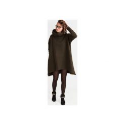 Bluza BIJU Model B02. Zielone bluzy damskie Biju, s, bez wzorów, z krótkim rękawem, krótkie, bez kaptura. Za 339,00 zł.
