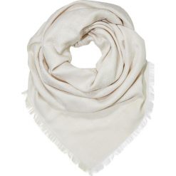 Tory Burch LOGO JACQUARD TRAVELER SCARF Chusta new ivory. Białe chusty damskie Tory Burch, z jedwabiu. Za 819,00 zł.