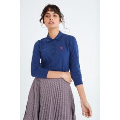 Koszulka polo w kolorze niebieskim. Niebieskie koszulki damskie xxl, polo. W wyprzedaży za 79,95 zł.