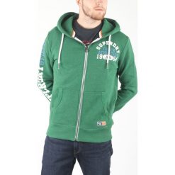 SuperDry Bluza Zielony. Zielone bluzy męskie Superdry, xl, z nadrukiem, z bawełny, bez kołnierzyka, bez rękawów, bez kaptura. Za 438,95 zł.