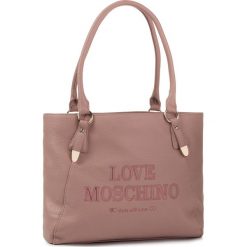 Torebka LOVE MOSCHINO - JC4285PP08KN0601 Cipria. Różowe torebki klasyczne damskie Love Moschino, bez wzorów, ze skóry ekologicznej, klasyczne, bez dodatków. W wyprzedaży za 469,00 zł.