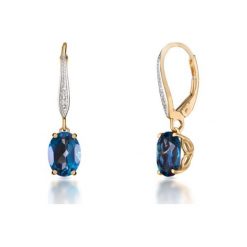 Kolczyki damskie: Piękne Kolczyki – , Diament 0,01ct…