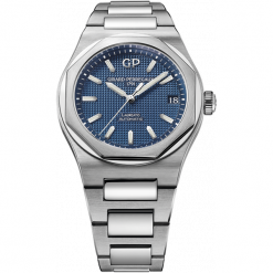 ZEGAREK GIRARD PERREGAUX LAUREATO 42 MM. Niebieskie zegarki męskie marki GIRARD-PERREGAUX, szklane. Za 49390,00 zł.