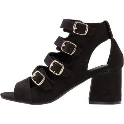 Sandały damskie: Miss Selfridge CONNIE HEEL GLADIATOR Sandały z cholewką black