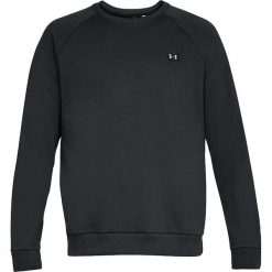Under Armour Rival Fleece Crew 1320738-001. Czarne bluzy męskie Under Armour, m, bez wzorów, z bawełny, bez kołnierzyka, bez rękawów, bez kaptura. W wyprzedaży za 159,99 zł.