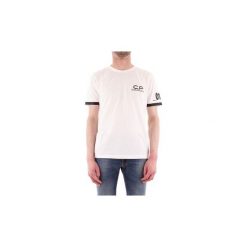 T-shirty z krótkim rękawem C.p. Company 06CMTS182A005100W. Szare t-shirty męskie marki C.P. Company, s, bez wzorów, bez kołnierzyka, krótkie. Za 346,54 zł.