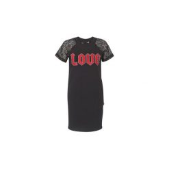 Sukienki krótkie Love Moschino BLAFA. Sukienki małe czarne marki Love Moschino, z krótkim rękawem. Za 899,00 zł.