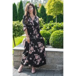 Sukienka Rose. Czerwone sukienki damskie Modaforyou, na jesień, s, bez wzorów, z elastanu, bez kołnierzyka, bez rękawów, długie, maxi. Za 119,00 zł.