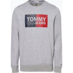 Tommy Jeans - Męska bluza nierozpinana, szary. Szare bluzy męskie Tommy Jeans, s, z nadrukiem, z jeansu, bez kołnierzyka, bez rękawów, bez kaptura. Za 249,95 zł.