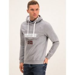 Bluza Napapijri Burgee N0YI7C. Szare bluzy damskie Napapijri, xs, bez wzorów, z elastanu, bez rękawów, bez kaptura. W wyprzedaży za 289,00 zł.