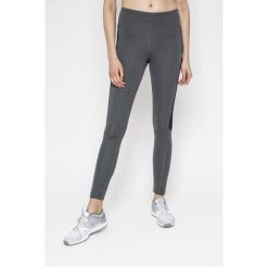 Reebok - Legginsy. Szare legginsy damskie marki Reebok, s, z nadrukiem, z elastanu. W wyprzedaży za 139,90 zł.