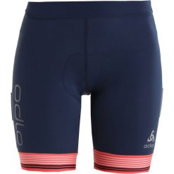 Spodenki sportowe męskie: ODLO TIGHTS SHORT CERAMICOOL XLIGHT Krótkie spodenki sportowe diving navy