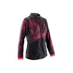 Bluza na zamek fitness kardio 520 damska. Czarne bluzy sportowe damskie marki DOMYOS, z elastanu. W wyprzedaży za 59,99 zł.