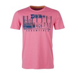 T-shirty męskie: S.Oliver T-Shirt Męski Xxl Różowy