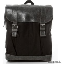 Plecak damski skórzany vintage do pracy Belveder. Czarne plecaki damskie Pakamera, bez wzorów, vintage. Za 199,00 zł.