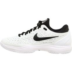 Nike Performance AIR ZOOM CAGE 3 HC Obuwie do tenisa Outdoor white/black. Białe buty do tenisa męskie Nike Performance, z materiału. Za 549,00 zł.