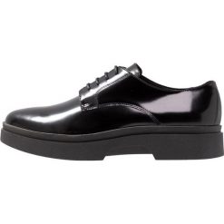 Geox MYLUSE Oksfordki black. Czarne jazzówki damskie Geox, z materiału. Za 589,00 zł.