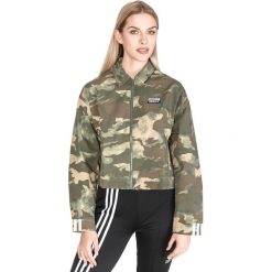 Adidas Originals Kurtka Zielony. Zielone kurtki damskie adidas Originals, s, bez wzorów, z bawełny. Za 404,95 zł.
