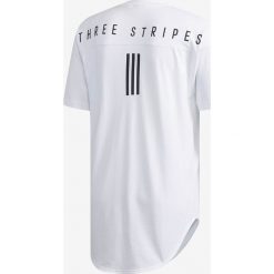Adidas Performance Sport 2 Street Summer Koszulka Biały. Białe t-shirty męskie adidas Performance, s, z nadrukiem, z bawełny, sportowe, bez kołnierzyka, krótkie. Za 128,95 zł.